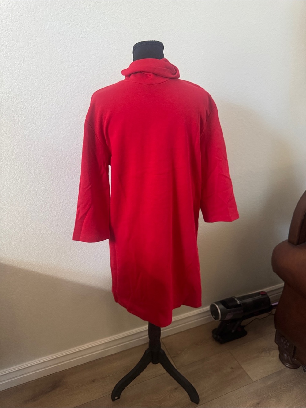 Zara Red Longline Trench Coat